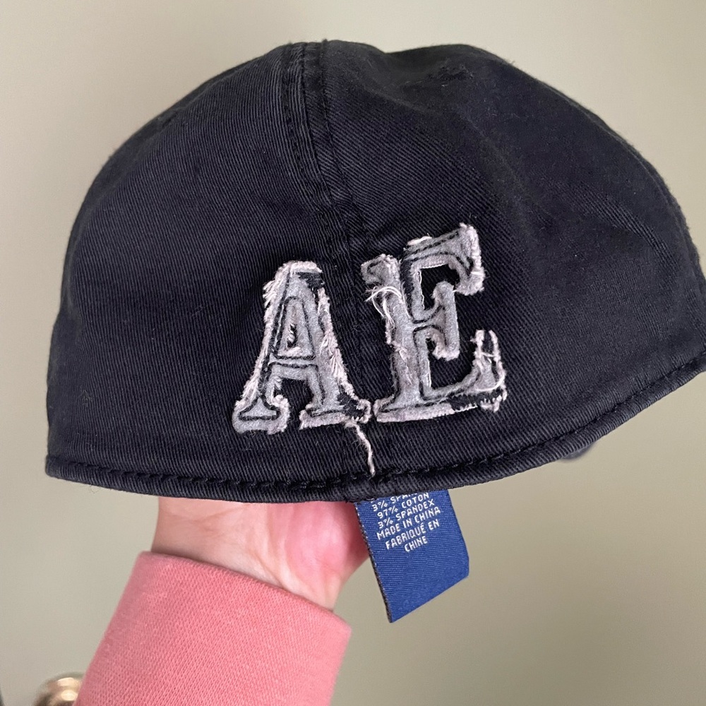 Y2K American Eagle Outfitters Black Cap - Picture 4 of 8